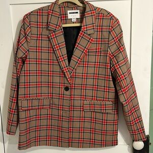 Nordstrom plaid Blazer Size Medium